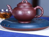 《竹春壺》報春茶具茶壺宜興手工紫砂壺紫茄泥