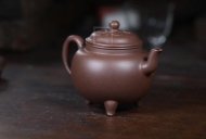 《大彬如意》宜興實力派藝人工紫砂壺段泥茶壺茶具