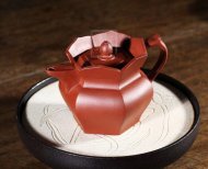 《僧帽》宜興紫砂壺工藝美術(shù)師手工茶壺茶具底槽青僧帽