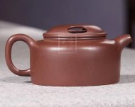 《牛蓋蓮子》宜興紫砂壺高級工藝美術(shù)師手工拼紫泥牛蓋蓮子茶壺茶具