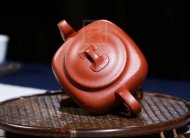 《方圓靜思》宜興紫砂壺工藝美術(shù)師手工金降破泡茶壺茶具