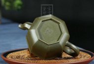 《如意八方》宜興紫砂壺高級工藝美術(shù)師純手工民國綠中壺茶具泡茶壺八方