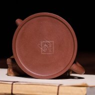 《陶魂》紫砂壺茶具底槽青壺130cc陳達(dá)軍名家全手工茶壺