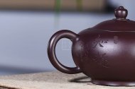 《玉乳》宜興紫砂壺實力派名家手工紫泥圓珠茶壺