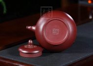 《梵華提梁》純手工高級工藝美術(shù)師宜興紫砂創(chuàng)新提梁壺紫泥泡茶壺套壺