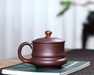 《鴻運當頭紫砂杯》