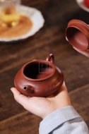 《玉扁》宜興紫砂壺實力派名家手工紅皮龍泡茶壺茶具