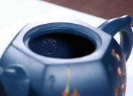 《四君子套組》宜興紫砂壺周瑞成原礦頂級天青泥全手工茶壺