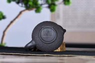 《一帆風順》名家純全手工花器黑鐵砂紫砂壺花貨茶壺茶具