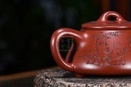 《石瓢》宜興紫砂壺實(shí)力派名家手工大紅袍石瓢茶壺
