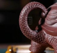 《龜龍壺》宜興正宗紫砂壺名家張偉軍手工高級工藝美術師功夫泡茶壺茶具紫泥