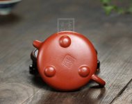 《小石瓢》宜興紫砂壺實(shí)力派藝人手工茶壺朱泥大紅袍石瓢