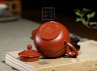 《高升》宜興紫砂壺工藝美術(shù)師手工大紅袍泡茶壺創(chuàng)新壺茶具