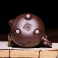 《感恩》宜興紫砂壺名家紫泥助理工藝美術師手工功夫茶壺茶具