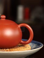 《西施》西施宜興紫砂壺純手工工藝美術師茶壺大紅袍