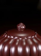 《龍如意》工藝美術師全手工花器紫朱泥紫砂壺