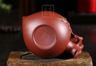 《壽桃》宜興名家紫砂壺壽桃高級工藝美術師手工高級工藝美術師泡茶壺家用套裝功夫茶具底槽青