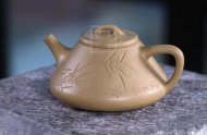 《子冶石瓢》宜興紫砂壺實力派名家手工石瓢黃段