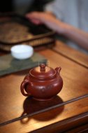 《掇只》宜興工藝美術師手工紫砂壺掇只泡茶壺茶具頂級大紅袍