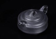 《雙線竹鼓》宜興紫砂壺工藝美術師手工茶壺茶具石黃泥雙線竹鼓