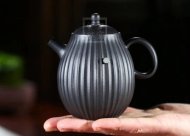 《亭亭玉立》宜興紫砂壺純手工工藝美術師石黃泥茶具