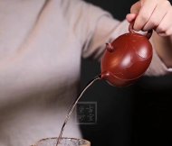 《一花一世界》宜興工藝美術師全手工紫砂壺茶壺老師大紅袍