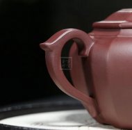 《福臨八方》宜興紫砂壺工藝美術(shù)師手工紫泥福緣八方泡茶壺茶具