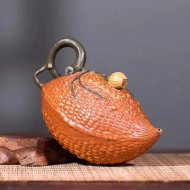 《金鈴子》宜興紫砂壺段泥高級工藝美術師手工茶壺茶具