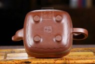 《福壽無疆》宜興紫砂茶壺名家高級(jí)工藝美術(shù)師底槽青，絞泥鳴遠(yuǎn)四方400cc