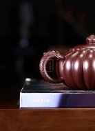 《龍如意》工藝美術師全手工花器紫朱泥紫砂壺